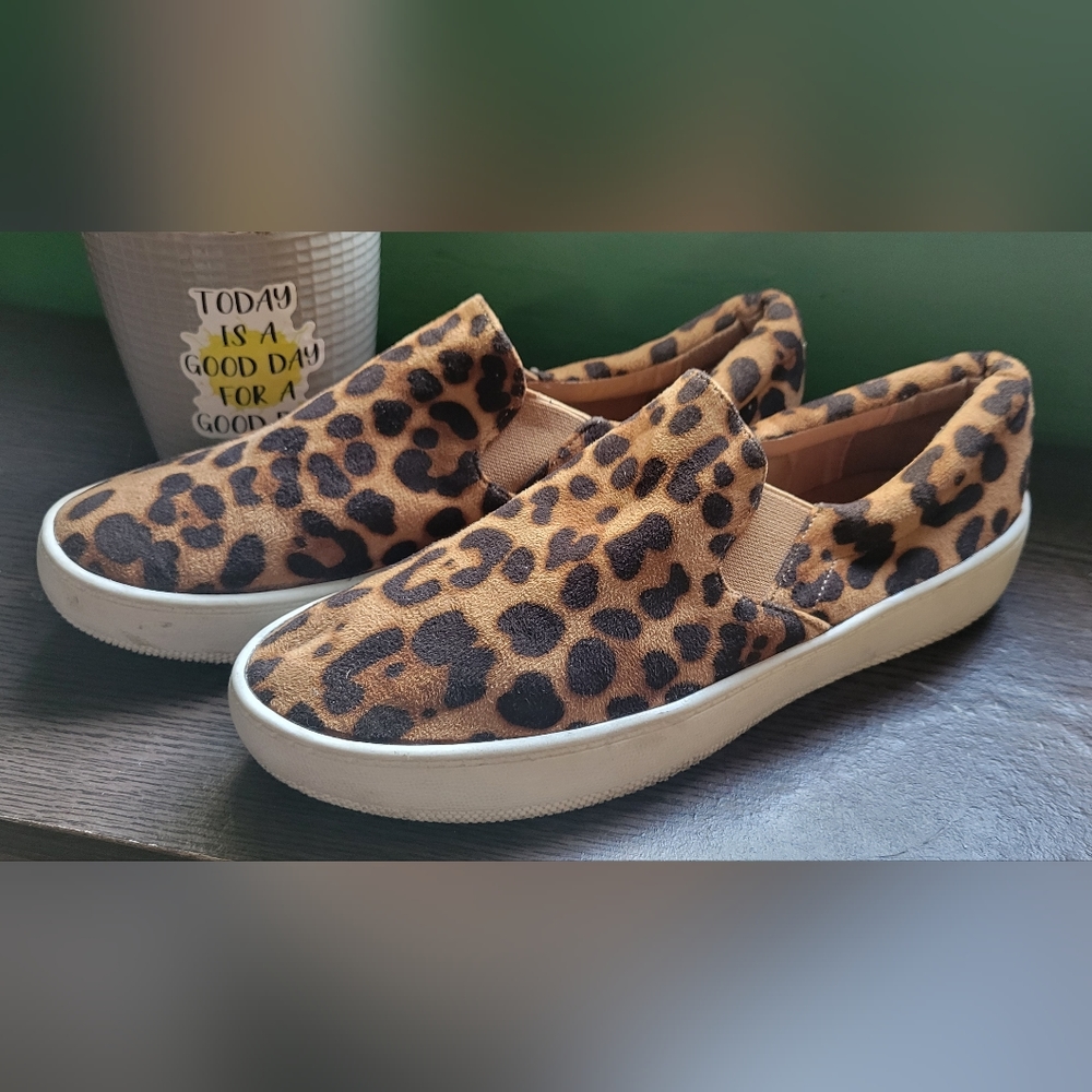Steve Madden Leopard Slip On Shoes